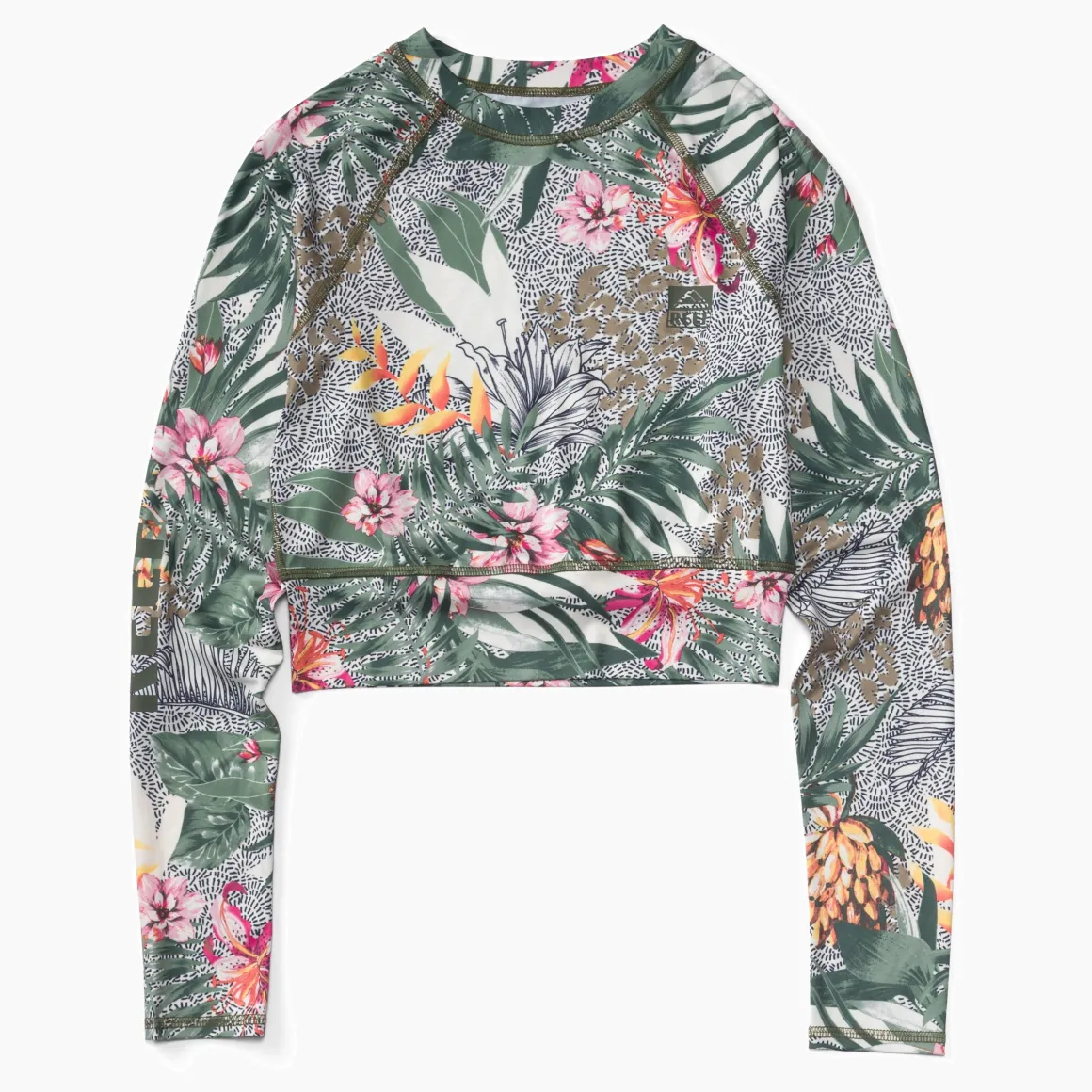 REEF Crest Crop Long Sleeve Surf Shirt UPF 40 | Women Sets
