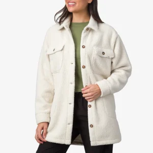 REEF Sammie Sherpa Shacket | Women Hoodies, Sweaters & Jackets