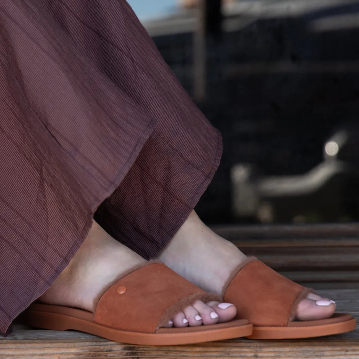 REEF Sunny Arrianah Cozy | Women Slides | Sandals